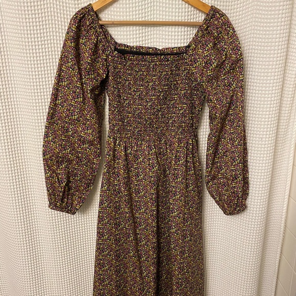 JCrew Liberty Smocked Cotton Dress - NWT! - Picture 4 of 6